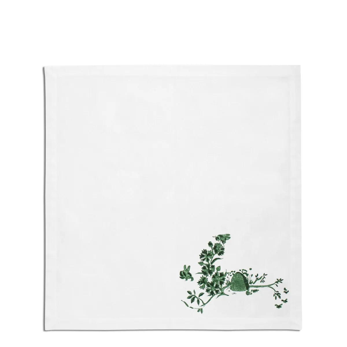 Daylesford Organic Beehive Green napkin- Table Linen|Tableware