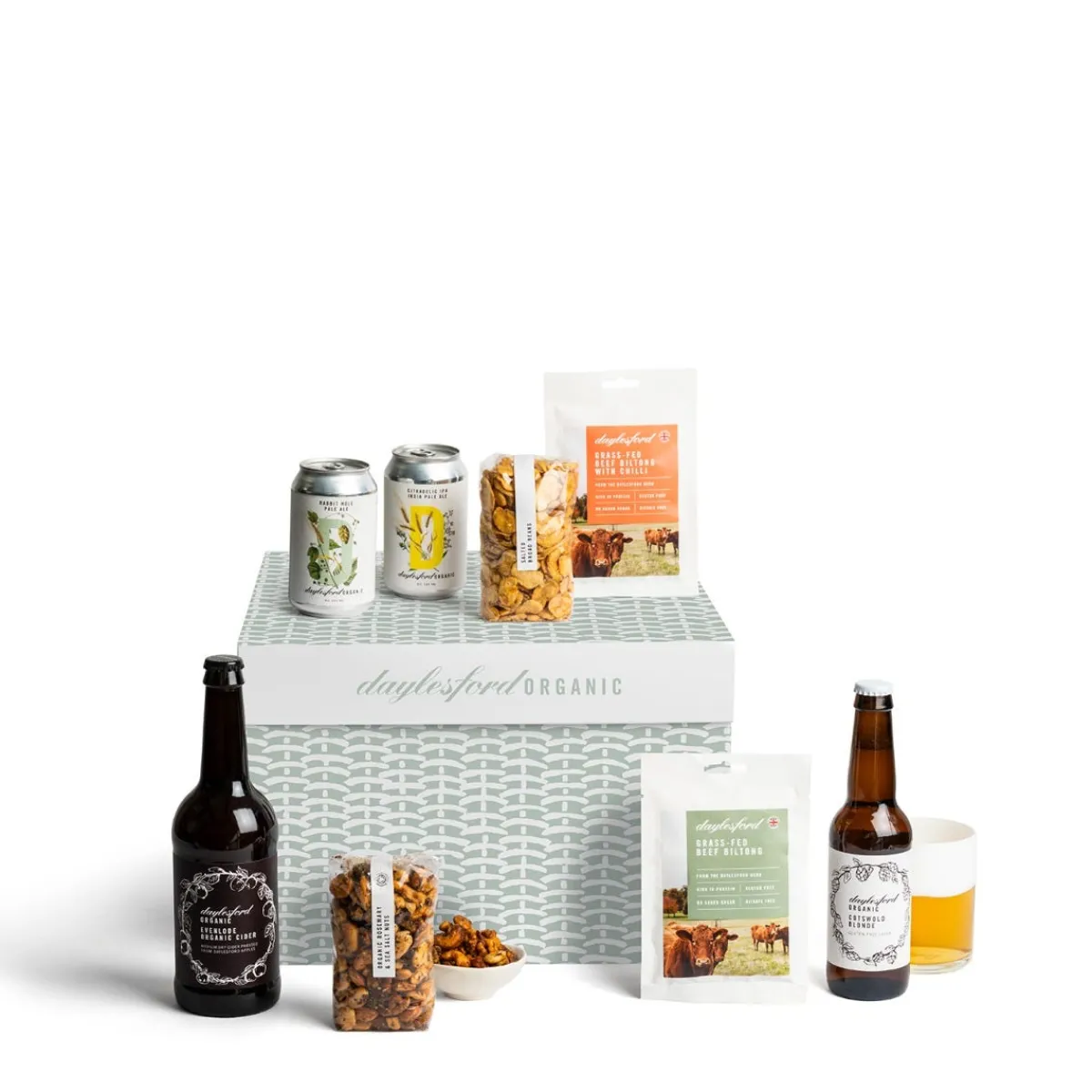 Daylesford Organic Beer and Snacks Gift Box- Beer & Cider