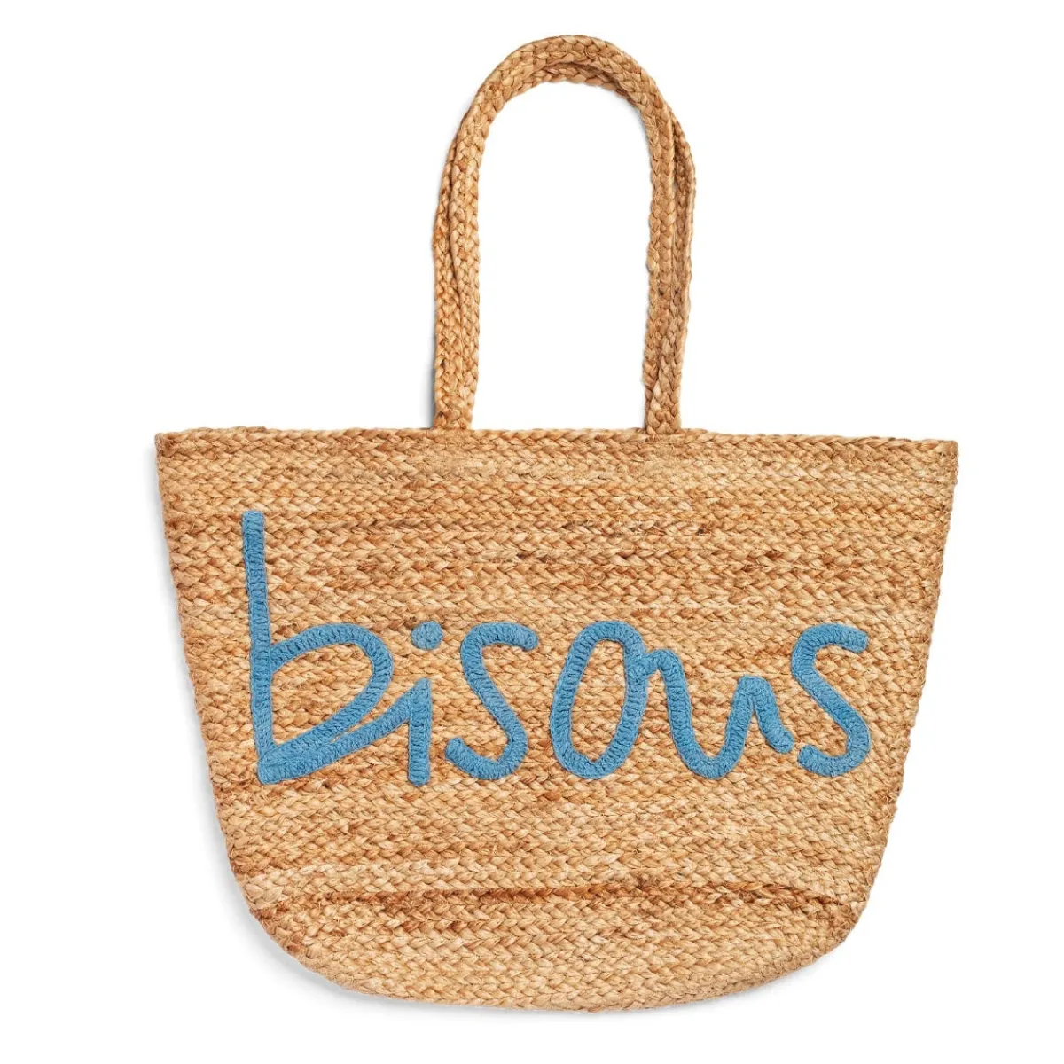 Daylesford Organic Bisous Basket Blue- Bags & Baskets