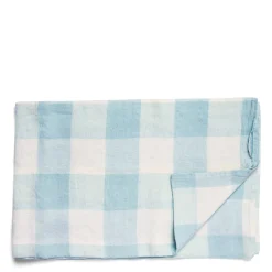Daylesford Organic Blue & White Check Tablecloth- Table Linen|Tableware