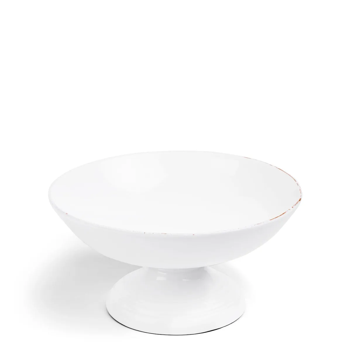 Daylesford Organic Campagna Footed Bowl White- Tableware