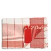 Daylesford Organic Checkmate Blanket Fox Red- Throws & Cushions