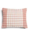 Daylesford Organic Checkmate Cushion Fox Red- Throws & Cushions