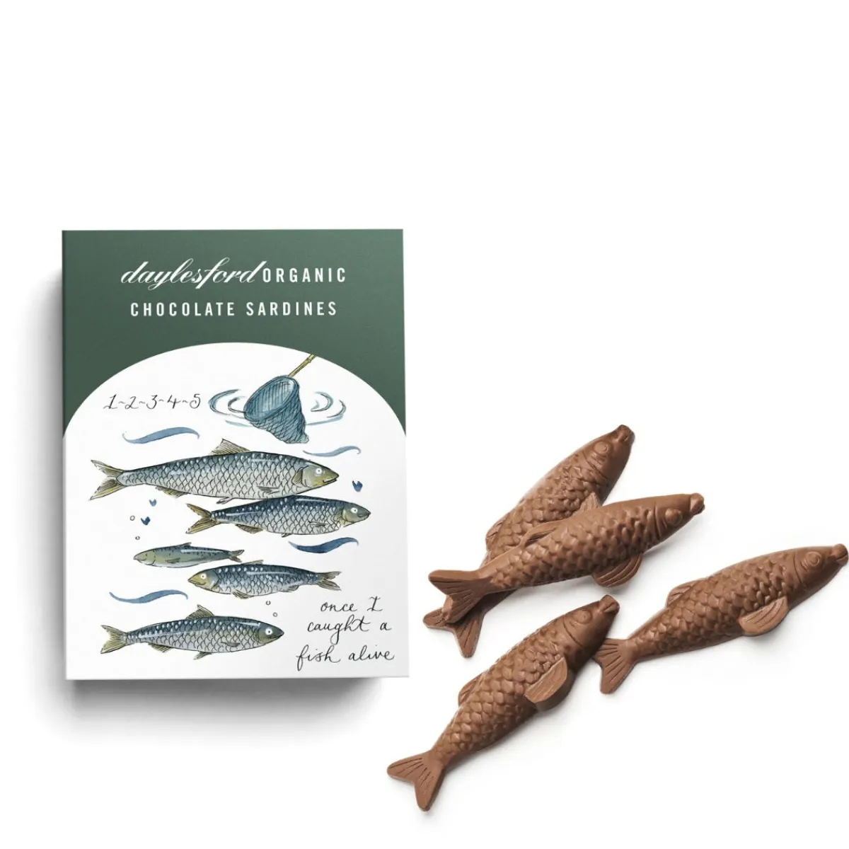 Daylesford Organic Chocolate Sardines- Chocolate & Sweets