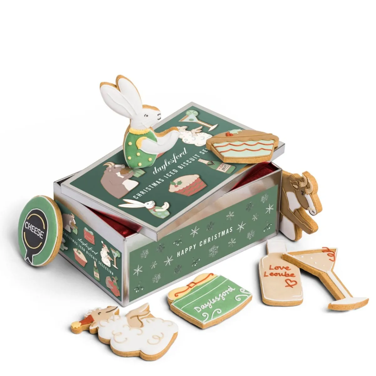 Daylesford Organic Christmas Iced Biscuit Selection- Biscuits|Chocolate & Sweets