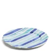 Daylesford Organic Circus Stripe Blue Charger Plate- Tableware