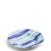 Daylesford Organic Circus Stripe Blue Shallow Bowl- Tableware