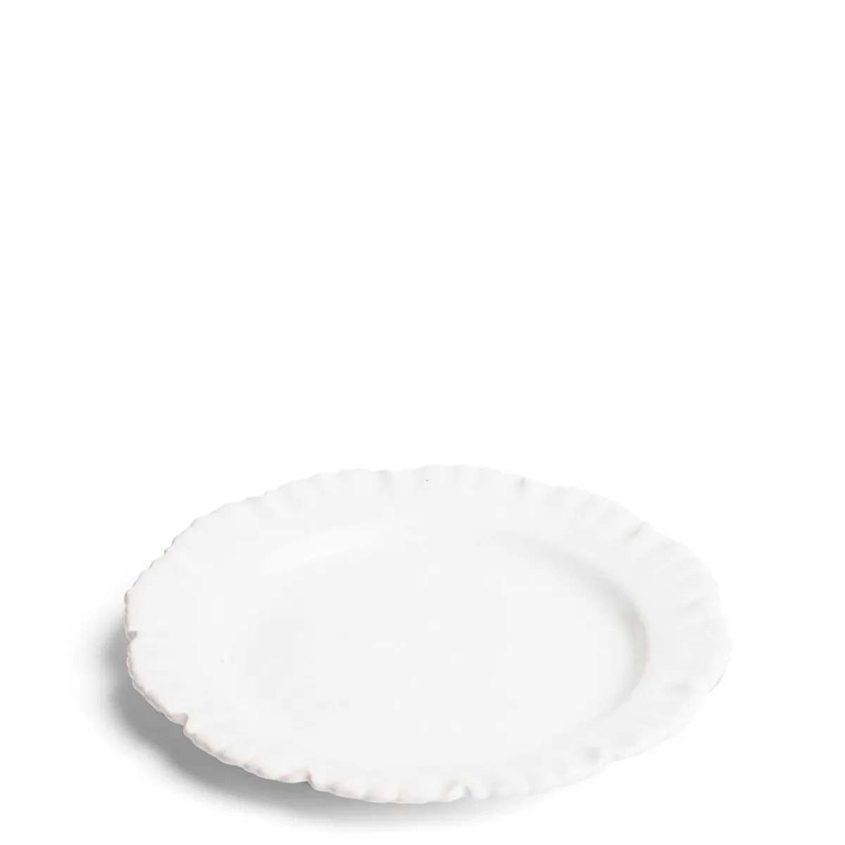 Daylesford Organic Combs Lunch Plate White- Tableware