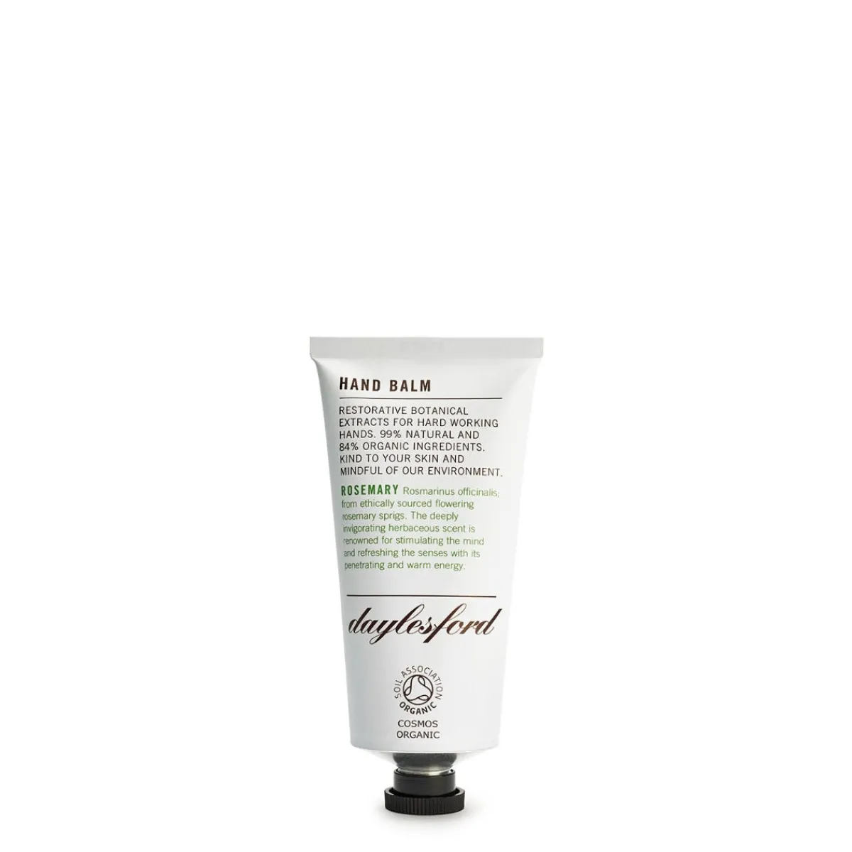 Daylesford Organic COSMOS Organic Hand Balm Rosemary 75ml- Handcare
