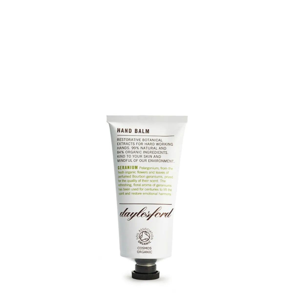 Daylesford Organic COSMOS Organic Hand Balm Geranium 75ml- Handcare