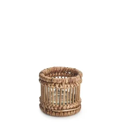 Daylesford Organic Cove Candle Holder Natural Small- Lanterns|Candle Accessories