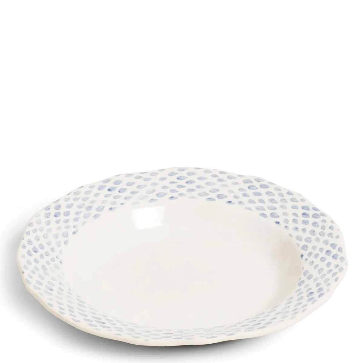 Daylesford Organic Dot Bowl Blue Large- Tableware