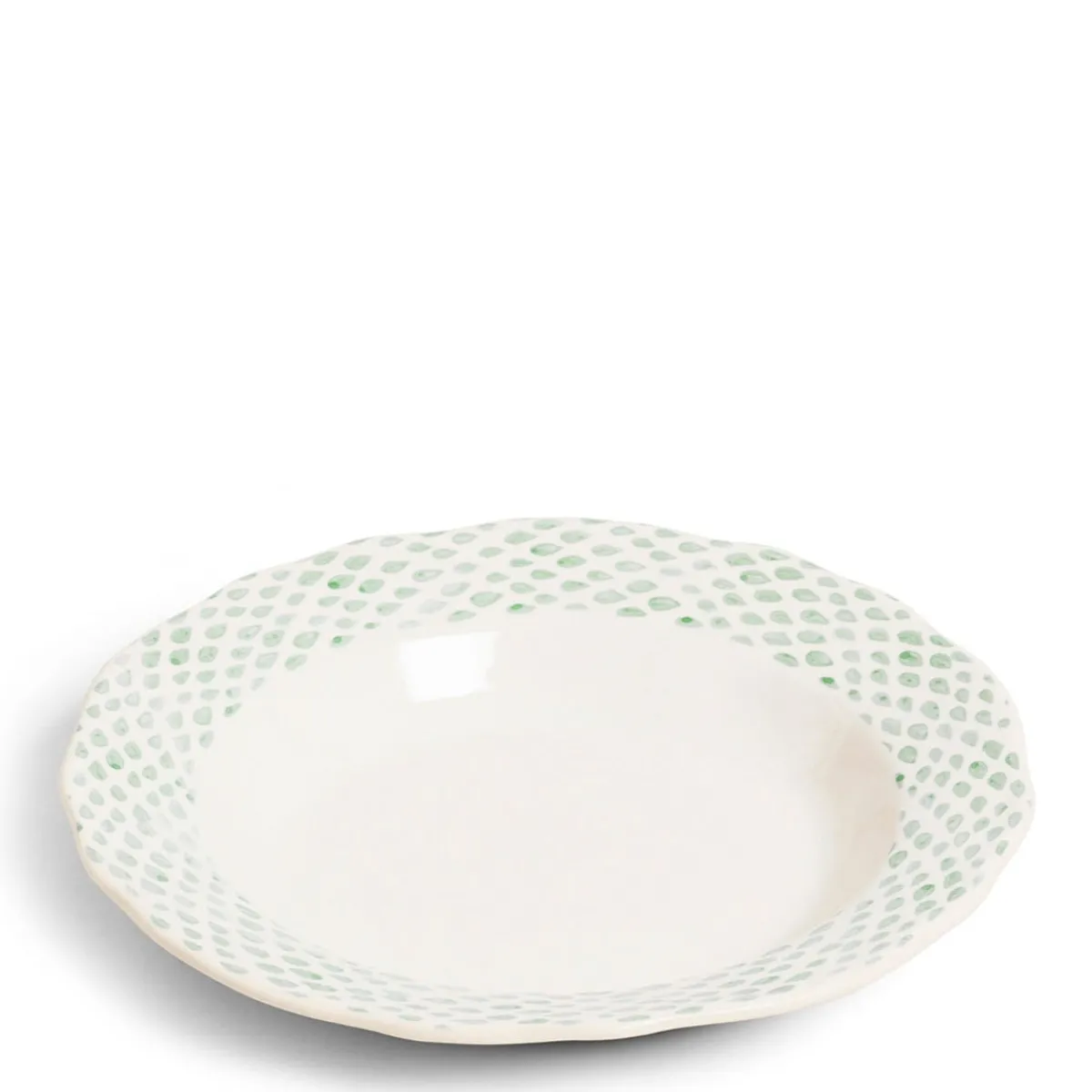 Daylesford Organic Dot Bowl Green Large- Tableware