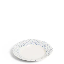 Daylesford Organic Dot Side Plate Blue- Tableware