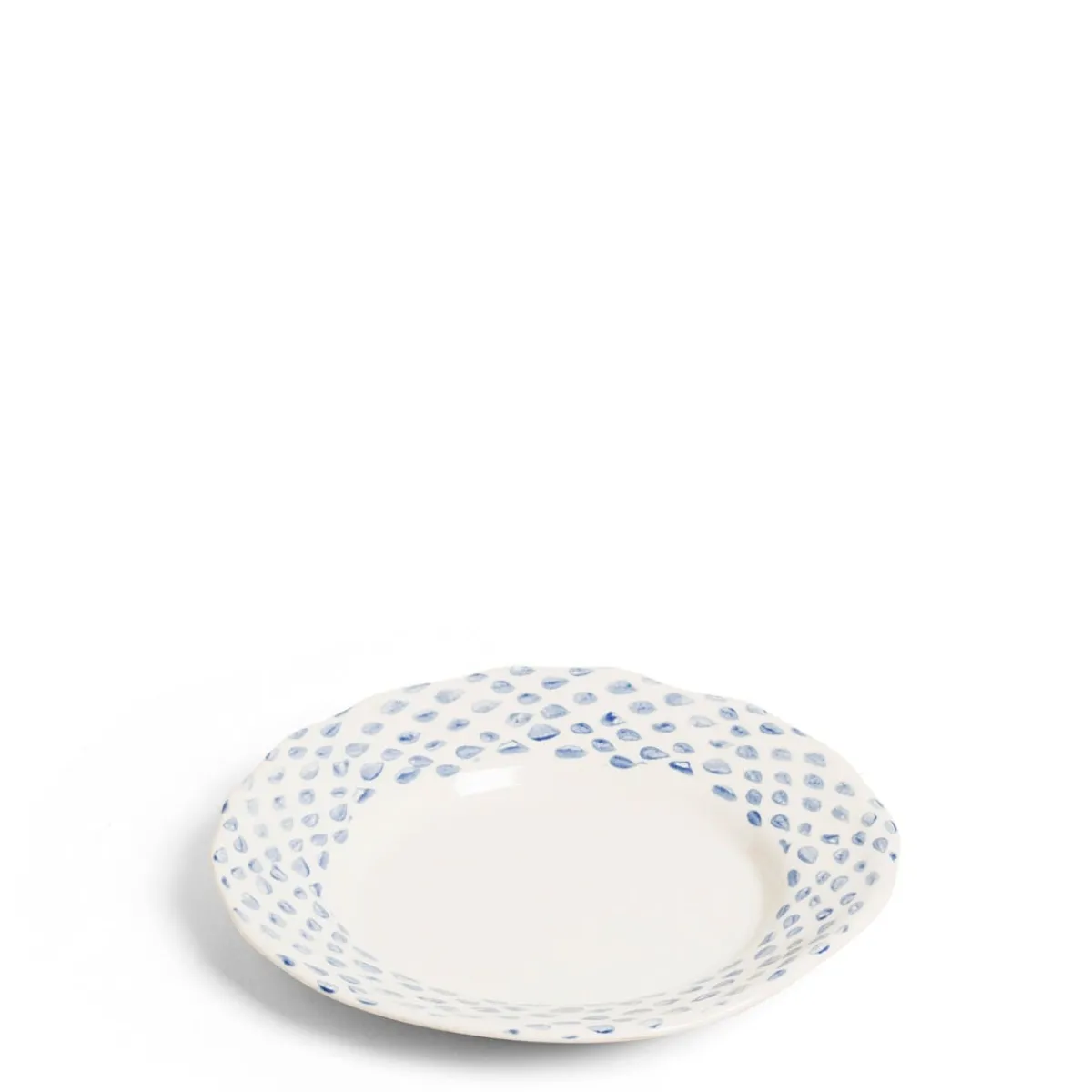 Daylesford Organic Dot Side Plate Blue- Tableware