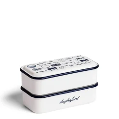 Daylesford Organic Double Rectangular Bento Box- Food Storage