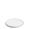 Daylesford Organic Edge Breakfast Plate Dark Green- Tableware