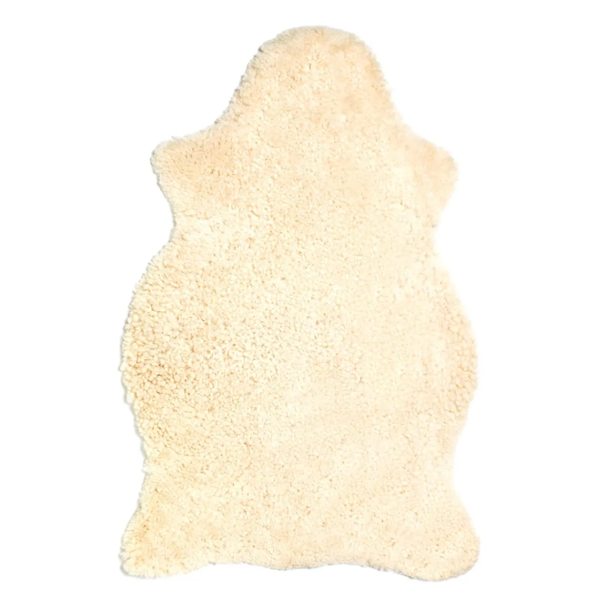 Daylesford Organic Ella Shorthair Sheepskin Rug in Cream- Throws & Cushions