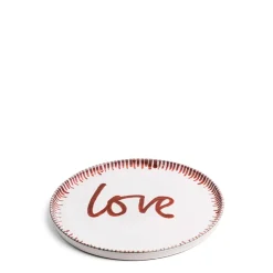 Daylesford Organic Galley Love Red Side Plate- Tableware