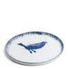 Daylesford Organic Galley Skylark Large Blue Plate- Tableware