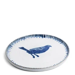 Daylesford Organic Galley Skylark Large Blue Plate- Tableware
