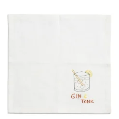 Daylesford Organic Gin & Tonic Cocktail Napkin- Table Linen|Tableware
