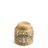 Daylesford Organic Glass Pot with Weave Small- Candle Accessories|Candle Accessories