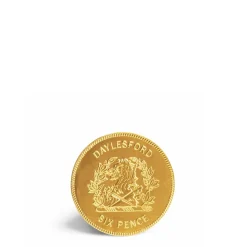 Daylesford Organic Gold Chocolate Coin- Chocolate & Sweets