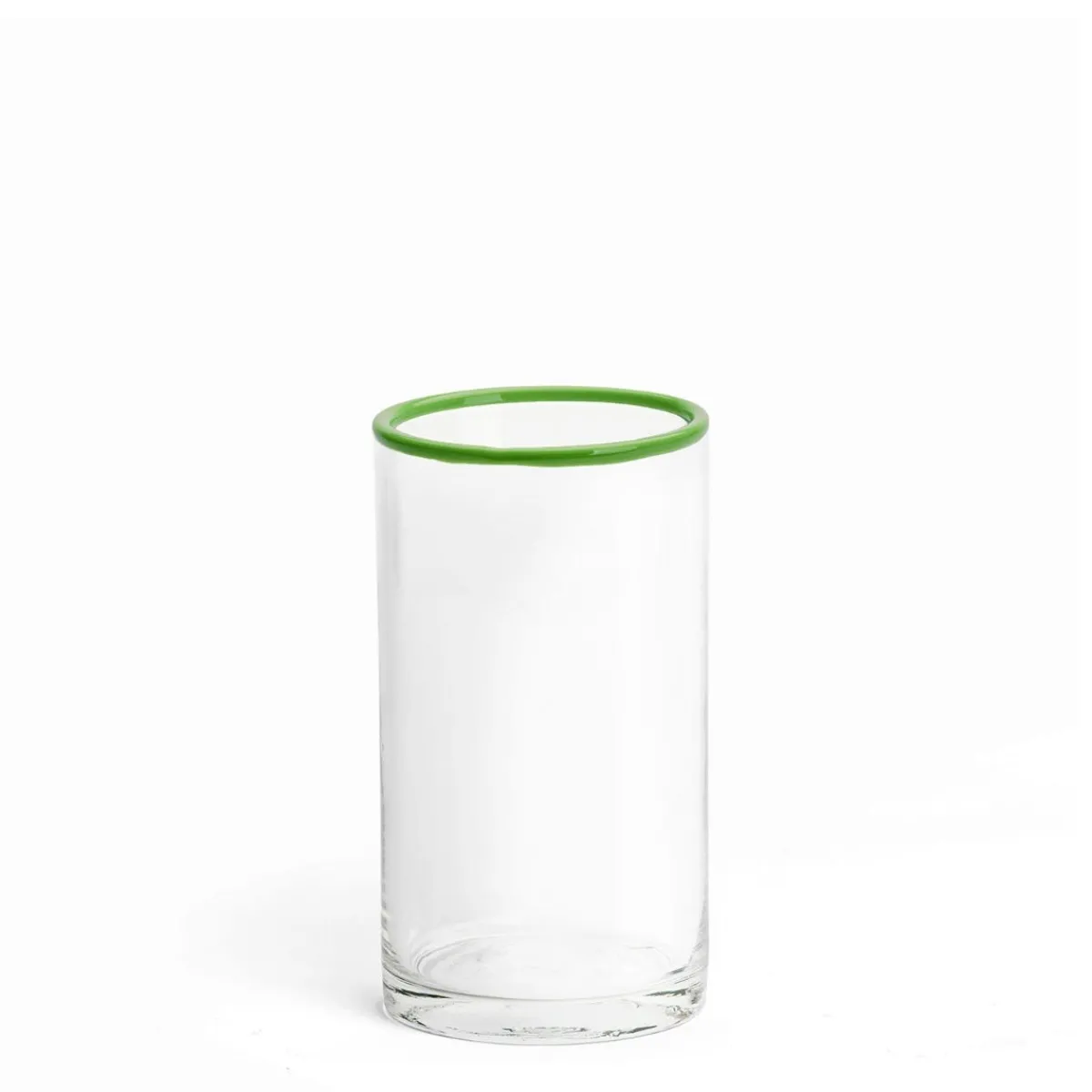 Daylesford Organic Idbury Hi Ball Green Rim- Glassware|Tableware