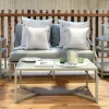 Daylesford Organic Kingham Coffee Table, Cotswold Green- Garden Furniture