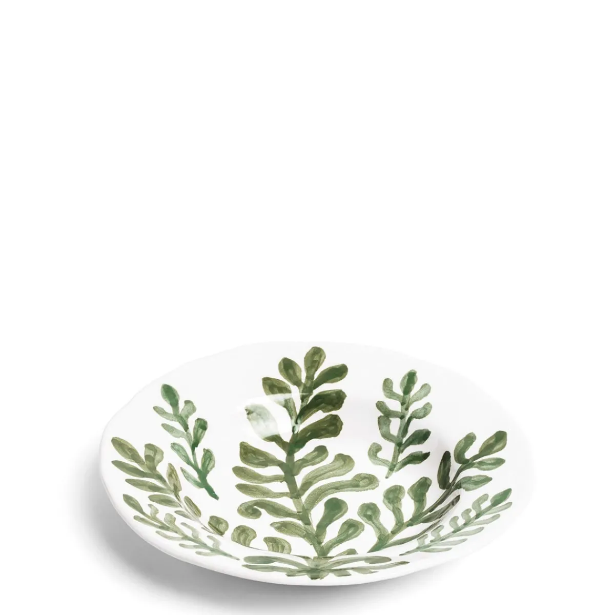 Daylesford Organic Leaf Shallow Bowl Green- Tableware