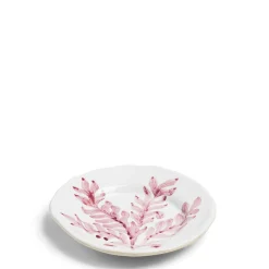 Daylesford Organic Leaf Side Plate Pink- Tableware