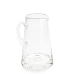 Daylesford Organic Ledbury Jug White Tipped- Glassware|Tableware