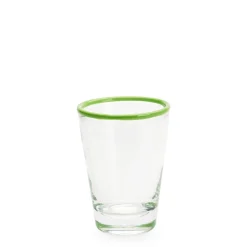 Daylesford Organic Ledbury Tumbler Green Tipped Large- Glassware|Tableware