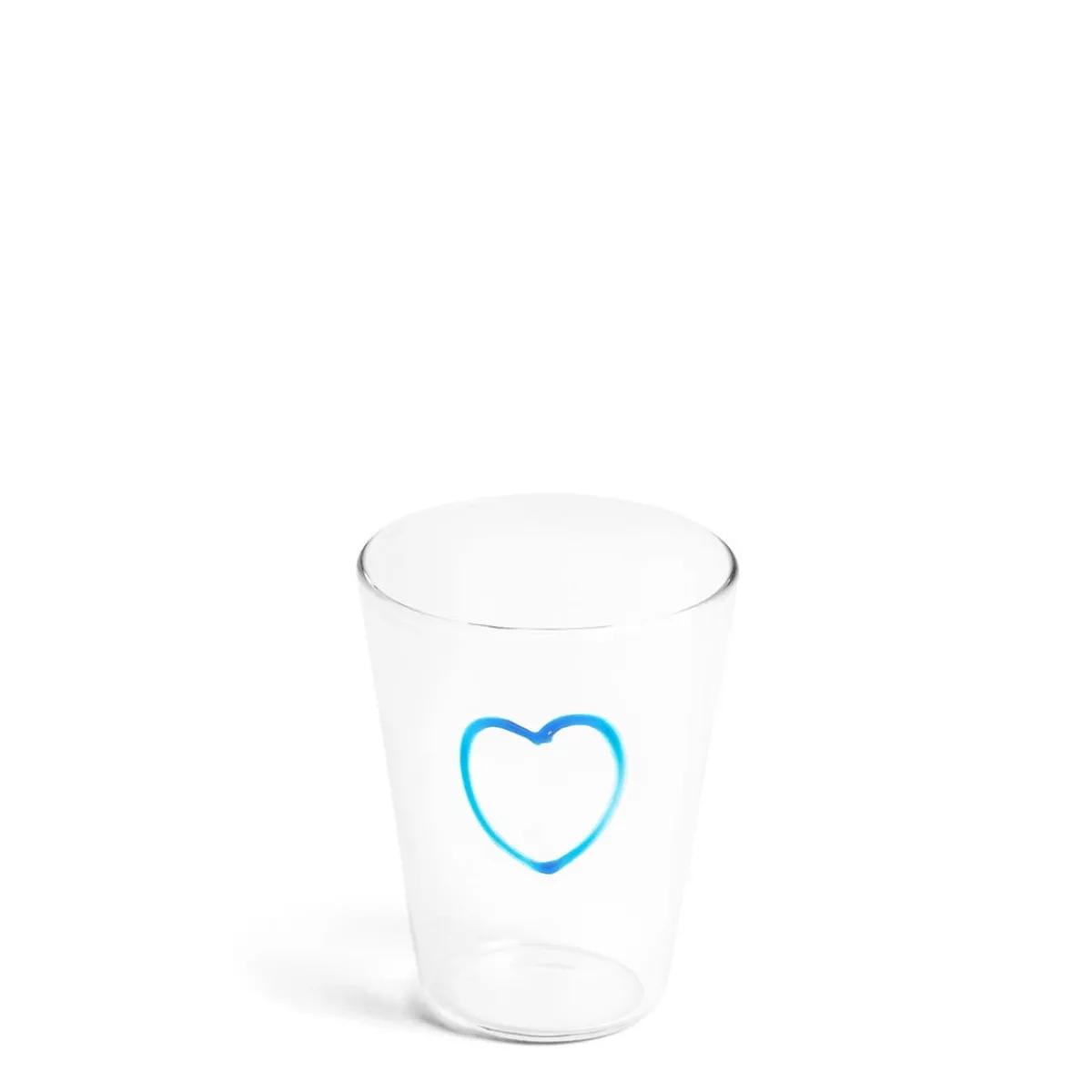 Daylesford Organic Light Blue Heart Glass- Glassware|Tableware