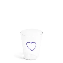 Daylesford Organic Lilac Heart Glass- Glassware|Tableware