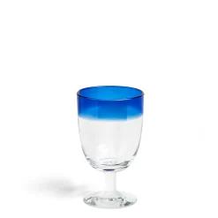 Daylesford Organic Ludlow Blue Wine Glass- Glassware|Tableware