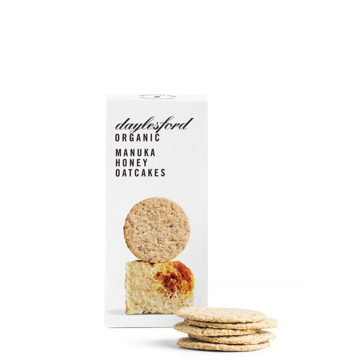 Daylesford Organic Manuka Honey Oatcakes- Savoury Biscuits & Crackers