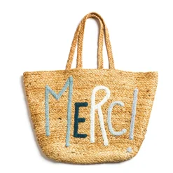 Daylesford Organic Merci Basket Blue- Bags & Baskets