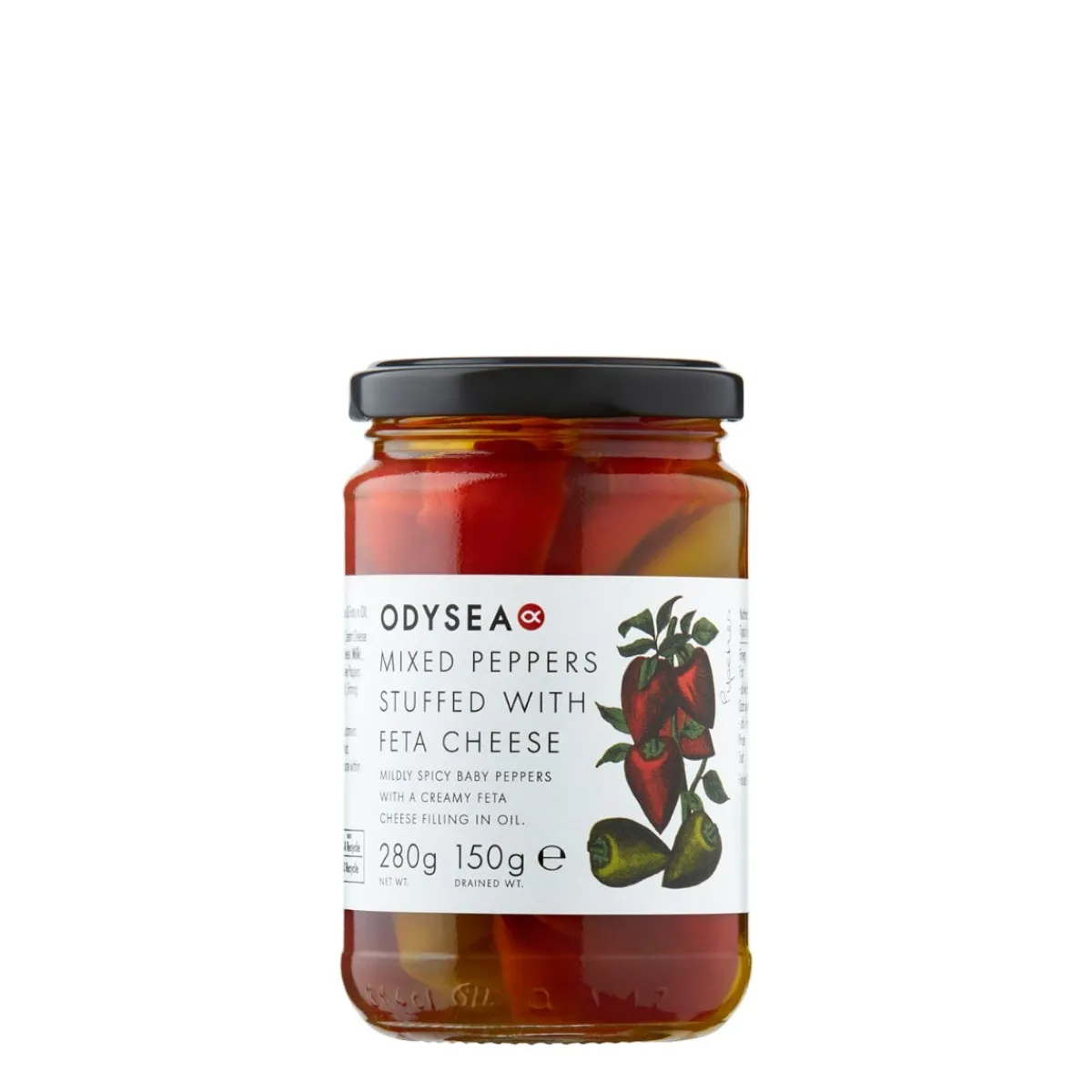 Daylesford Organic Mixed Peppers Stuffed With Feta Cheese- Tins & Jars|Deli