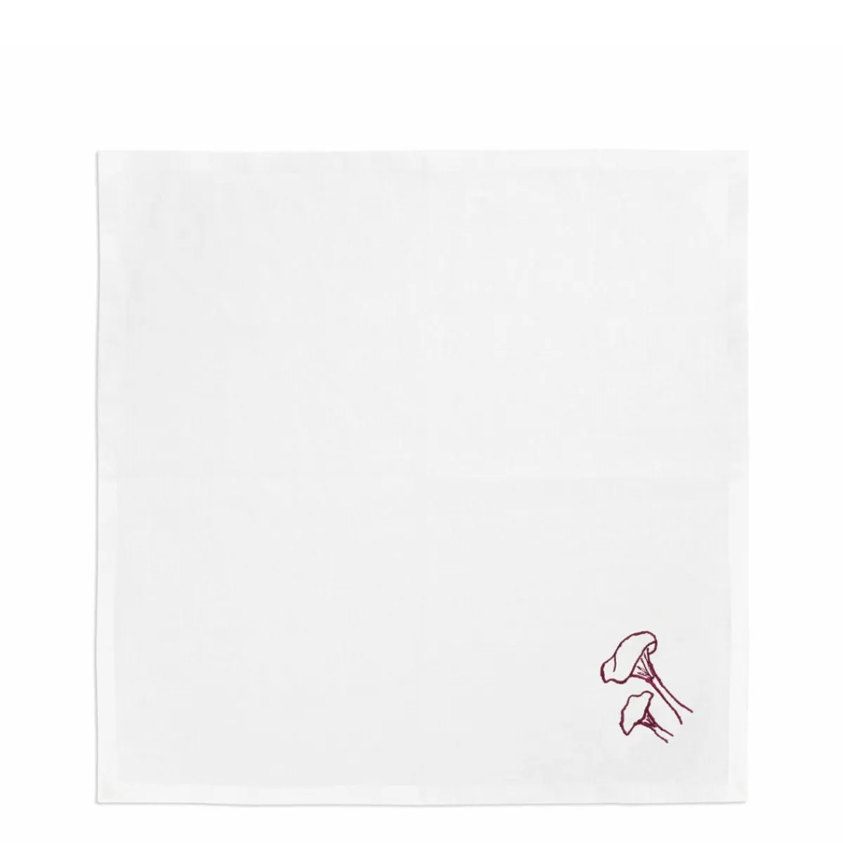 Daylesford Organic Mushroom Napkin Blewit Claret- Table Linen|Tableware