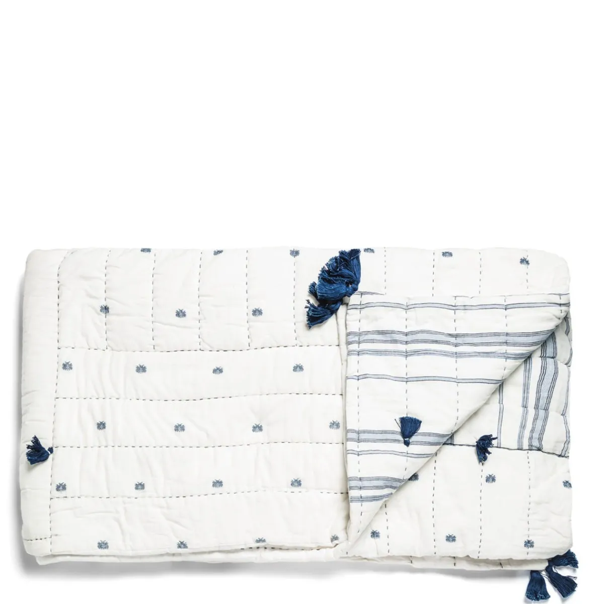 Daylesford Organic Nila Bengal Square Throw- Throws & Cushions
