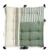 Daylesford Organic Nila Dhaba Green Cushion- Throws & Cushions