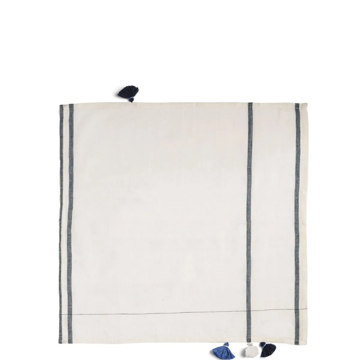 Daylesford Organic Nila Margin Napkin Blue- Table Linen|Tableware