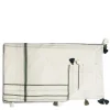 Daylesford Organic Nila Margin Tablecloth Green- Table Linen|Tableware