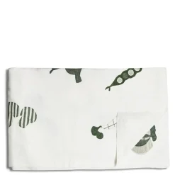 Daylesford Organic Nila Market Tablecloth Green- Table Linen|Tableware