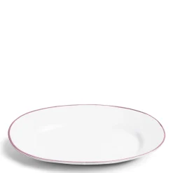 Daylesford Organic Oddington Platter Oval Lilac Ceramic- Tableware