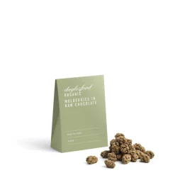 Daylesford Organic Organic Mulberries in Raw Chocolate- Snacks, Crisps & Biscuits|Chocolate & Sweets