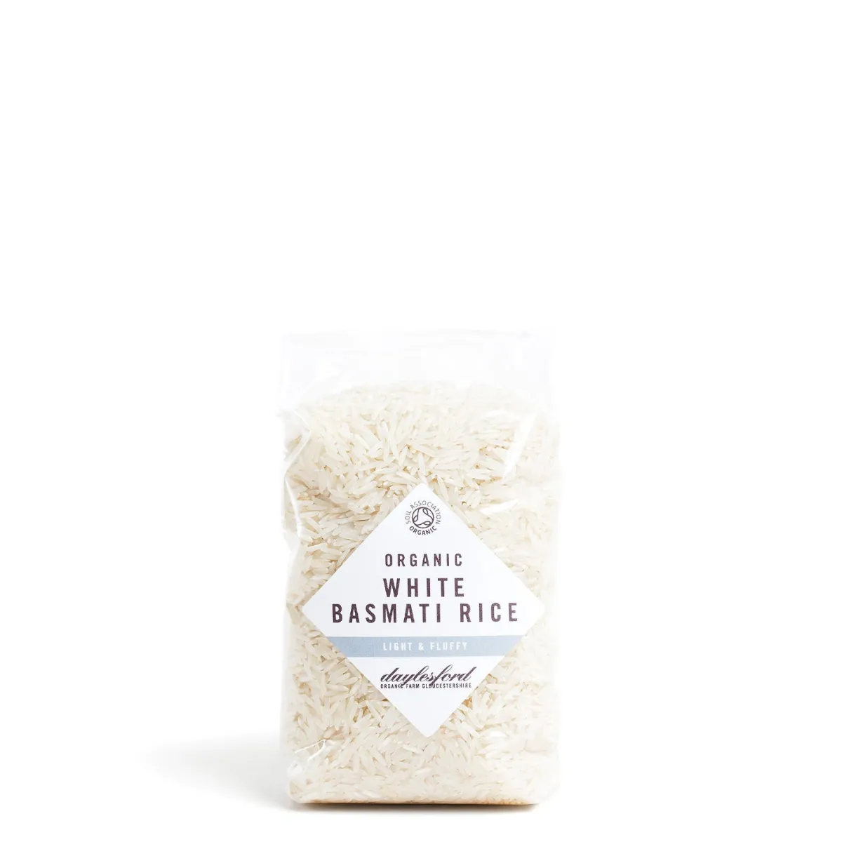 Daylesford Organic Organic White Basmati Rice- Rice, Pasta & Pulses