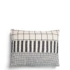 Daylesford Organic Patchwork Cushion Navy & White Rectangle- Throws & Cushions